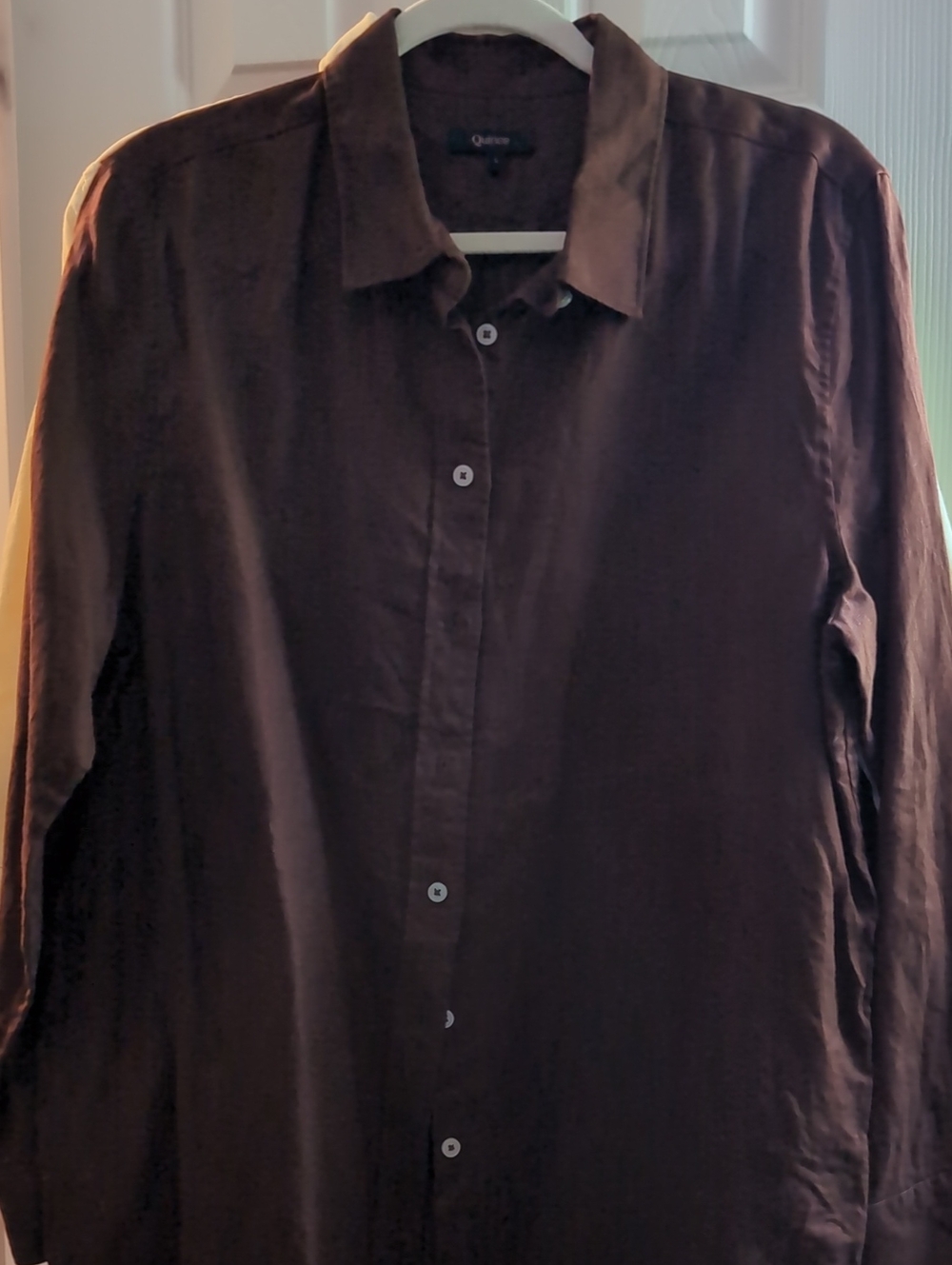 EUC Quince 100% European Linen Long-Sleeve Button-Up Shirts *Lot Of 3*